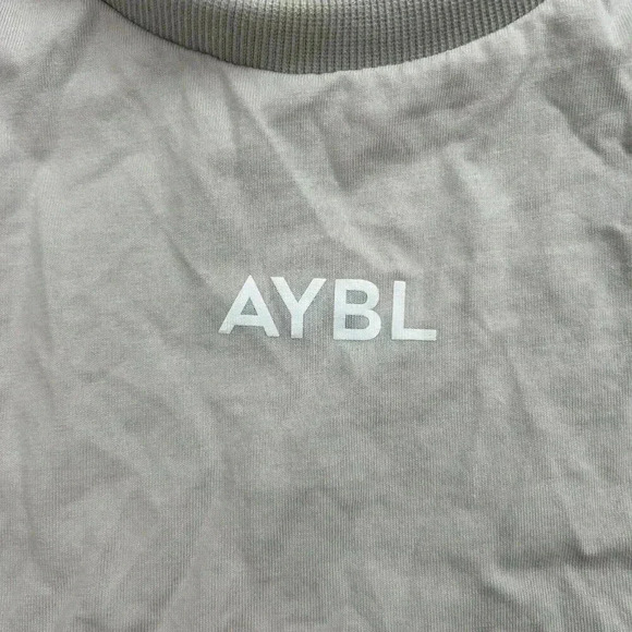 AYBL Top Womens Size XS Cropped Sleeveless Tank Top Logo Gym Athletic Workout - Picture 5 of 7